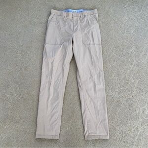 J Crew Pants Women’s 28T Slim Boyfriend Chino Khaki Tan 32”x30” Cotton SP2022